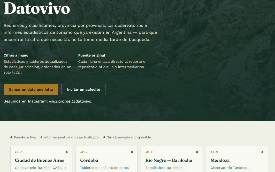 Página inicial do blog de estatística Datovivo
